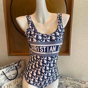 Dior Blue One Piece Swimwear🏝️🌊✨